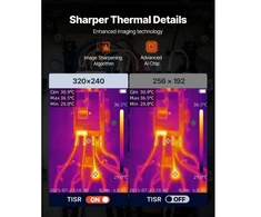 VEVOR Terminė kamera YXI256, 320 x 240, 2 MP, 25 Hz