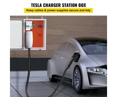Koduva VEVOR Tesla įkroviklio stotelės dėžė, 70x50x25 cm, lauko kabelių dėžė, IP32, plieninė