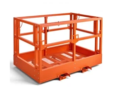Koduva VEVOR tinklelinė telehandlerio darbo platforma, 1817 x 1220 mm, 907,18 kg, anglinio plieno