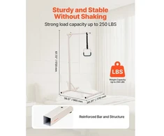 Koduva VEVOR trapecijos strypas lovos mobilumui, laisvai pastatomas, 250 lb, plieno