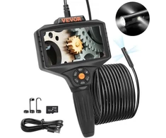 Koduva VEVOR trigubo objektyvo tikrinimo kamera su šviesa, 12,7 cm IPS ekranas, 8X priartinimas, 1080P, 5 m