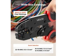 Koduva VEVOR užspaudimo įrankis HS-30J, 0,5–6 mm²