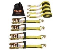 Koduva VEVOR užveržimo diržai su terkšle, 4 vnt., 2" x 27'