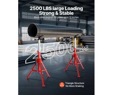 Koduva VEVOR V formos vamzdžių stovas, reguliuojamas 71–132 cm, 1134 kg, sulankstomas