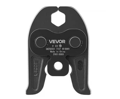 Koduva VEVOR V22 presavimo žandikaulis, 22 mm V tipo nerūdijančio plieno vamzdžiams