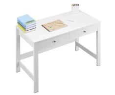 Koduva VEVOR vaikiškas rašomasis stalas su stalčiais, baltas, 100 x 48 x 75,1 cm
