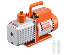 Koduva VEVOR vakuuminis siurblys, 254 l/min (9 CFM), 2 pakopų rotacinis mentinis, R134a R22 R410a sistemoms