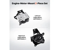 Koduva VEVOR variklio atramų rinkinys, 2 vnt., skirtas 2014–2018 Chevrolet Silverado 1500 5.3L V8, OE 84175582, 84175583