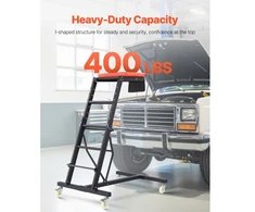 VEVOR Variklio kėdė automobilių remontui, reguliuojamas aukštis 45,7–66,3 col., 400 lb, 4 pasukami ratai