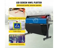 Koduva VEVOR vinilo pjaustyklė, 1350 mm, LED ekranas, su stovu
