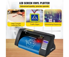 Koduva VEVOR vinilo pjaustyklė, 375 mm, LED ekranas, automatinė, su optiniu jutikliu ir SignMaster, skirta Windows