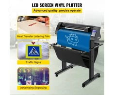 Koduva VEVOR vinilo pjaustyklė, 870 mm braižytuvas, su LED ekranu ir stovu