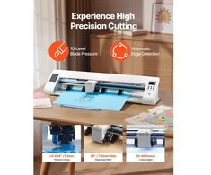 Koduva VEVOR vinilo pjaustymo mašina su automatinio krašto aptikimo funkcija, 2 peiliukai, USB