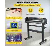 Koduva VEVOR vinilo pjaustymo ploteris, 28 col. popieriaus padavimo rinkinys, su SignMaster programine įranga, 3 ašmenys