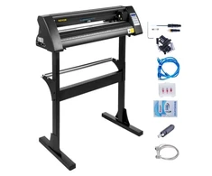 Koduva VEVOR vinilo pjaustytuvas 28 colių, 720 mm, su grindiniu stovu, juodas