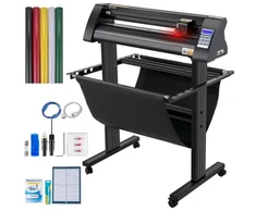 Koduva VEVOR vinilo pjovimo ploteris, 720 mm, su LED ekranu, optiniu jutikliu ir stovu