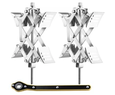 VEVOR X formos ratų stabilizatorius, kemperiams, 1,5–10" padangų tarpui, 2 rinkiniai