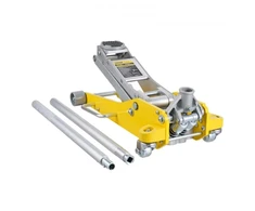 VEVOR Žemo profilio grindų domkratas 3 t, aliuminis, hidraulinis, 3.7"–18.3" (geltonas)