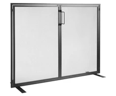Koduva VEVOR židinio apsauginė grotelė su durelėmis, 1 panelė, 990 x 780 mm, juoda