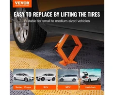VEVOR Žirklinis automobilio keltuvas SJ25, 2,5 t, 95-435 mm