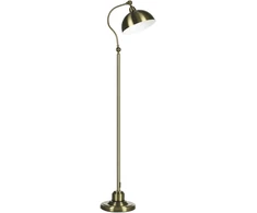 Koduva Vintage stiliaus toršeras, reguliuojamas kampas, bronzinis, 42 x 25,5 x 152 cm