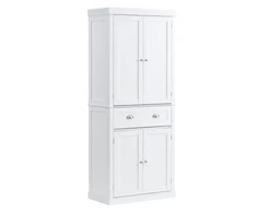 Koduva Virtuvės sandėliavimo spintelė VEVOR, balta, MDF, 51 x 30 x 183 cm