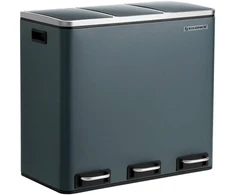 Koduva Virtuvinė šiukšliadėžė 54 l, plienas ir ABS plastikas, 60,4 x 30 x 56,3 cm
