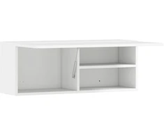 Koduva Vonios spintelė montuojama ant sienos, balta, 80 x 25 x 30 cm
