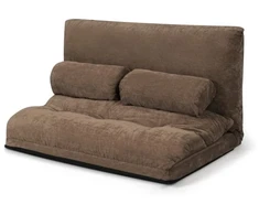Lauko baldų komplektas Koduva Sulankstomas grindų sofa-lova su 2 juosmens pagalvėmis, kavos
