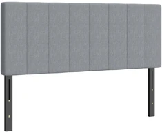 Lova Aosom Reguliuojamas lovos galvūgalis, pilkas, 160 x 10 x 106-126 cm