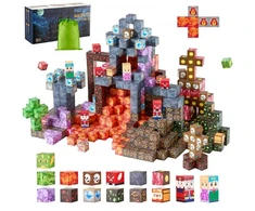 Koduva Magnetiniai konstruktoriaus blokeliai VEVOR, 150 vnt., Dark Castle, nuo 3 metų