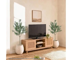 Promotion 2 dirbtinių alyvmedžių rinkinys, 150 cm, žalia ir juoda