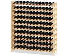 Promotion Vyno butelių lentyna, 6 aukštų, 72 buteliams, pušies mediena, 120 x 29 x 79 cm