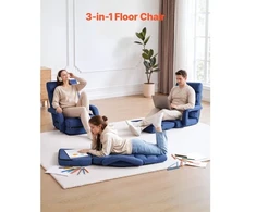 Sofa Koduva VEVOR grindų kėdė, tamsiai mėlyna, QX-0339-4