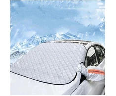 Automobilio priekinio stiklo bei veidrodėlių uždangalas nuo saulės, sniego, lietaus, 150x110cm, poliesteris