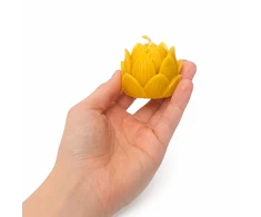 Bičių vaško žvakė "Lapų krūva", 64g, Nordhelios