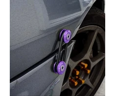 Greito atjungimo tvirtinimo detalės, laikikliai automobiliui, violetiniai, 4vnt