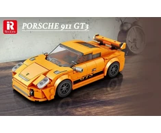 Konstruktorius/dėlionė oranžinė mašinėlė Porsche 911, 318 dalių