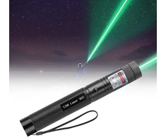 Lazeris su USB pakrovimu, žalias