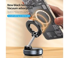 Magnetinis automobilinis telefono laikiklis, juodas