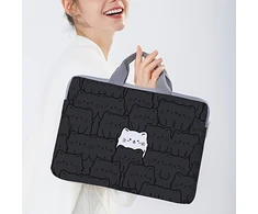 Nešiojamo kompiuterio dėklas/įmautė su rankenom "katė"