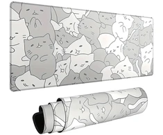 Pelės kilimėlis "Cute Baltas Kitties", 60x30cm