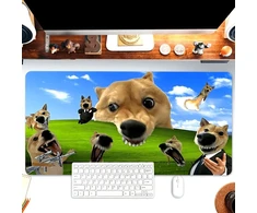 Pelės kilimėlis "Doge Memes", 80x40cm