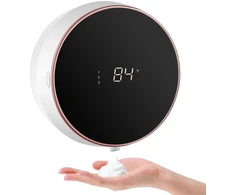 Sieninis automatinis muilo LED dozatorius, baltas