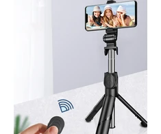 Universalus trikojis stovas ir asmenukių lazda (100 cm) su Bluetooth pulteliu
