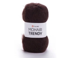 YarnArt Mohair Trendy siūlai, 5x100g, juodi, spalvos kodas: 123