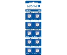 10 x everActive AG10 G10 LR1130 LR54 Šarminės baterijos