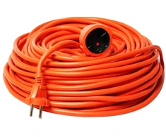 40 m retractable extension cord, PZO40M2x1.0 mm VERTEX