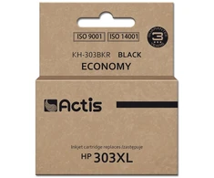 Rašalo kasetė - Actis KH-303BKR HP 303XL Juodas