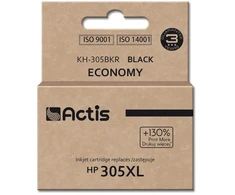 Rašalo kasetė - Actis KH-305BKR, Juoda